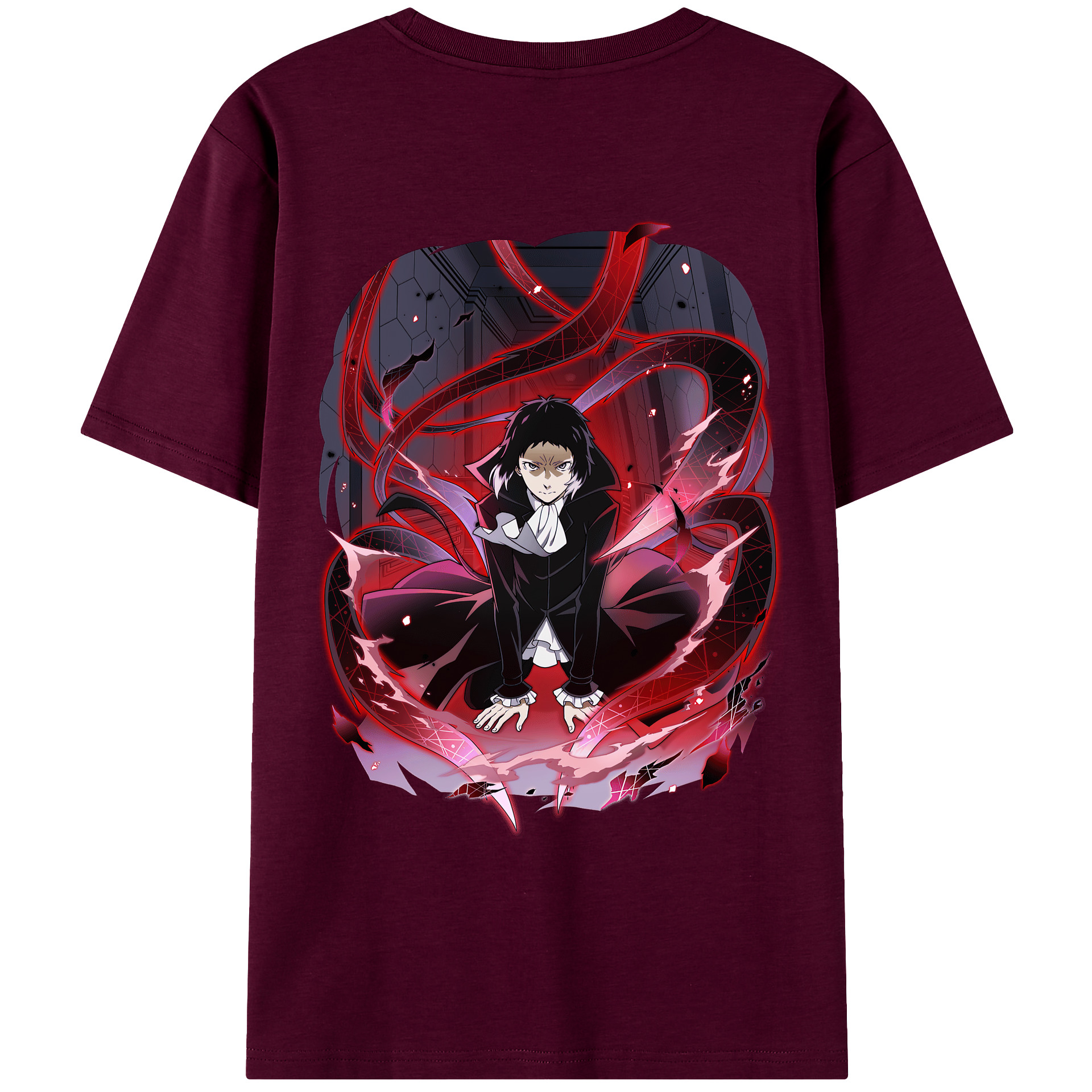 （画像用） 文豪ストレイドッグス Bungo Stray Dogs レディース半袖Tシャツ(バックプリント)